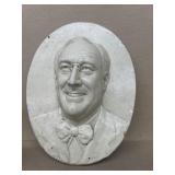 Franklin Roosevelt ceramic bust