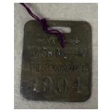 Theodore Roosevelt, 1904 watch fob