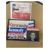 Kennedy campaign, bumper stickers, the voice of