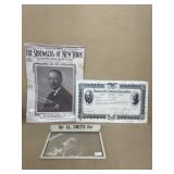 Al Smith for president cigar box lid, Democratic