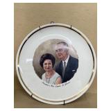 LYNDON , B Johnson and Mrs. Johnson commemorative
