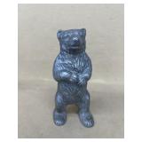 Theodore Roosevelt Bear Bank cast aluminum