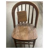 1860 chair from Cooper Union in New York City.