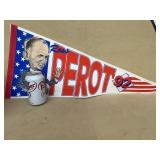 Ross PEROT 1992 campaign pennant