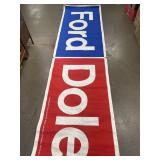 Ford and Dole campaign banner 10
