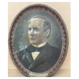 William McKinley presidential portrait tray