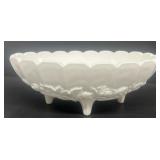 Milk, glass, fruit bowl, grape pattern