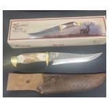 Trophy stag, Bowie knife