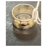 Sterling silver ring 8 1/4
