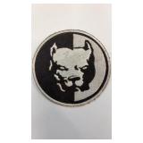 Pit Bull Embroidery Motorcycle Patch