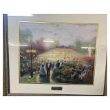 Thomas Kincaid, the Garden party framed print