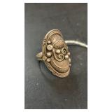 Sterling Navajo artist signed ring sz 12