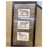 Tiger and lion Print 11 x 21