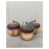 Nut candy jars or cookie