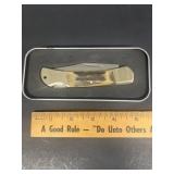 Frost cutlery stag lock back knife
