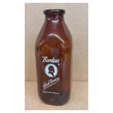 Bordenï¿½s Amber milk bottle