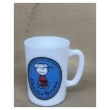 Charlie  Brown character glass