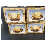 Antler candle holders brand new in box