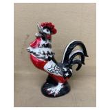 Early black-and-white porcelain rooster made in