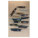 Vintage knife collection of 13