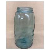 Blue ball canning jar