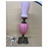 Early pink lamp