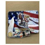 American trucker pocket knife