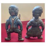 Figural Andirons, Cast-Iron