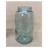 Blue ball mason jar