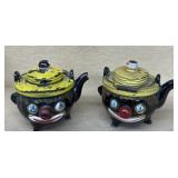 Clown antique salt and pepper shakers japan