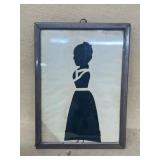 Silhouette of maid