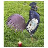 Metal Garden Rooster