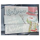 Christmas Sign Decoration