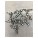 Cast aluminum eagle