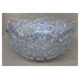 Cut glass bowl