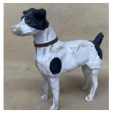 Folk art, wood carved dog