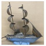 MCM Sailboat lamp vintage