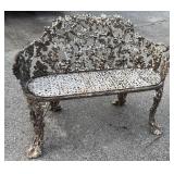 Vict. Cast-Iron Settee