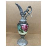 Hand painted ewer
