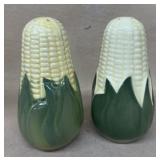 Corn salt and pepper shakers