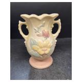 Hull pottery magnolia pattern vase 116 1/4