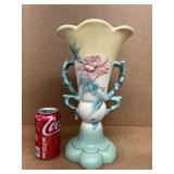 HULL Woodland double handled vase W2512 1/2