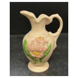 Hull pottery, Magnolia pink gloss vase H  three