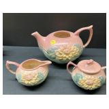 Hull Water Lilly  L  18 teapot cream and sugar