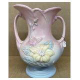 Hull Magnolia 8 1/2" double handled vase