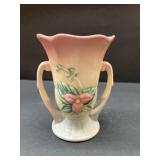 Hull wildflower double handled vase W  3  5 1/2