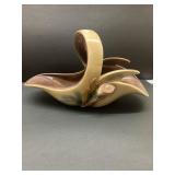 Hull pine cone console pottery