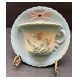 Hull bowknot wall pocket teacup B  246