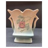 Hull Dogwood double handled vase