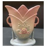 Hull Magnolia double handled vase 78/2